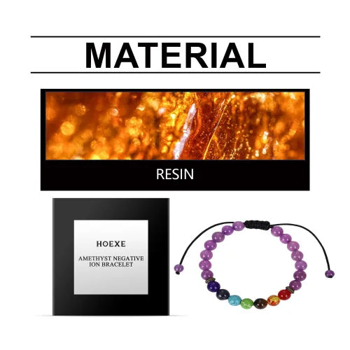 Hoexe  Turquoise Simple Fashion Personality Male And Female Couples Pink Crystal Amethyst Bracelet