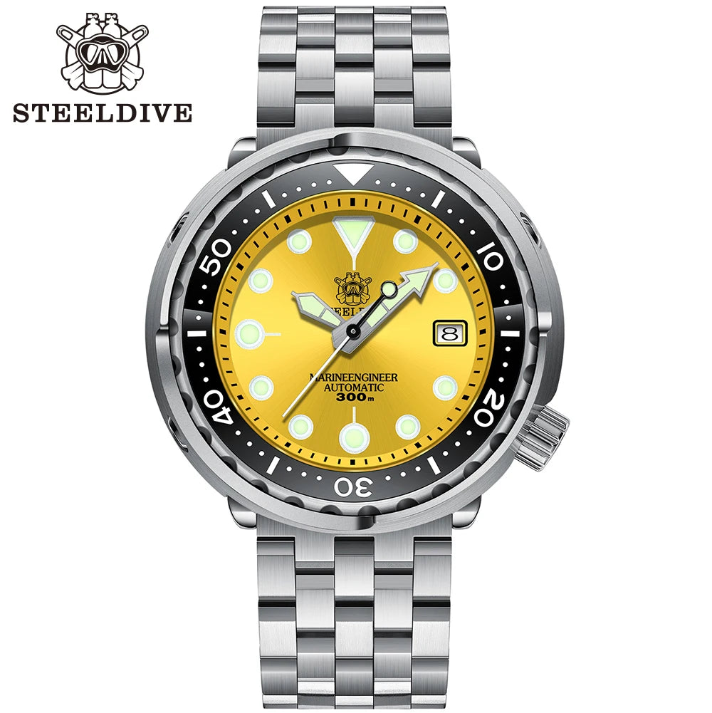 Blue Dial SD1975 Stainless Steel 30ATM Waterproof High Quality Japan NH35 Mechanical Ceramic Bezel Dver Watches for Men