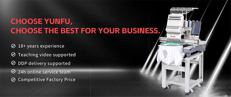 USA Warehouse Stock! High - Quality Single Head Embroidery Machine, Ideal for Quick US Delivery & Custom Apparel Projects