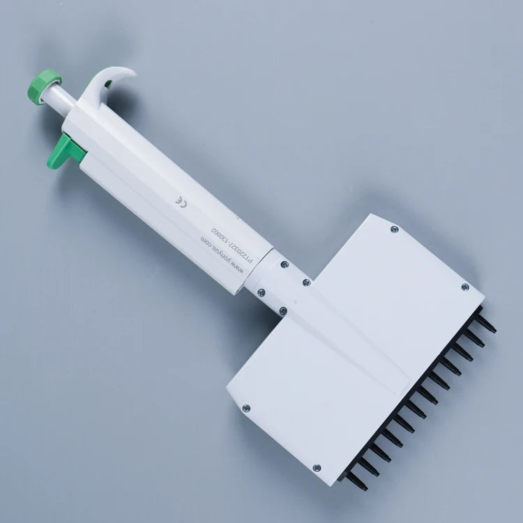 Digital 12-Channel Pipette 0.5-1000L Range Medical Grade ABS Material 3-Year Warranty