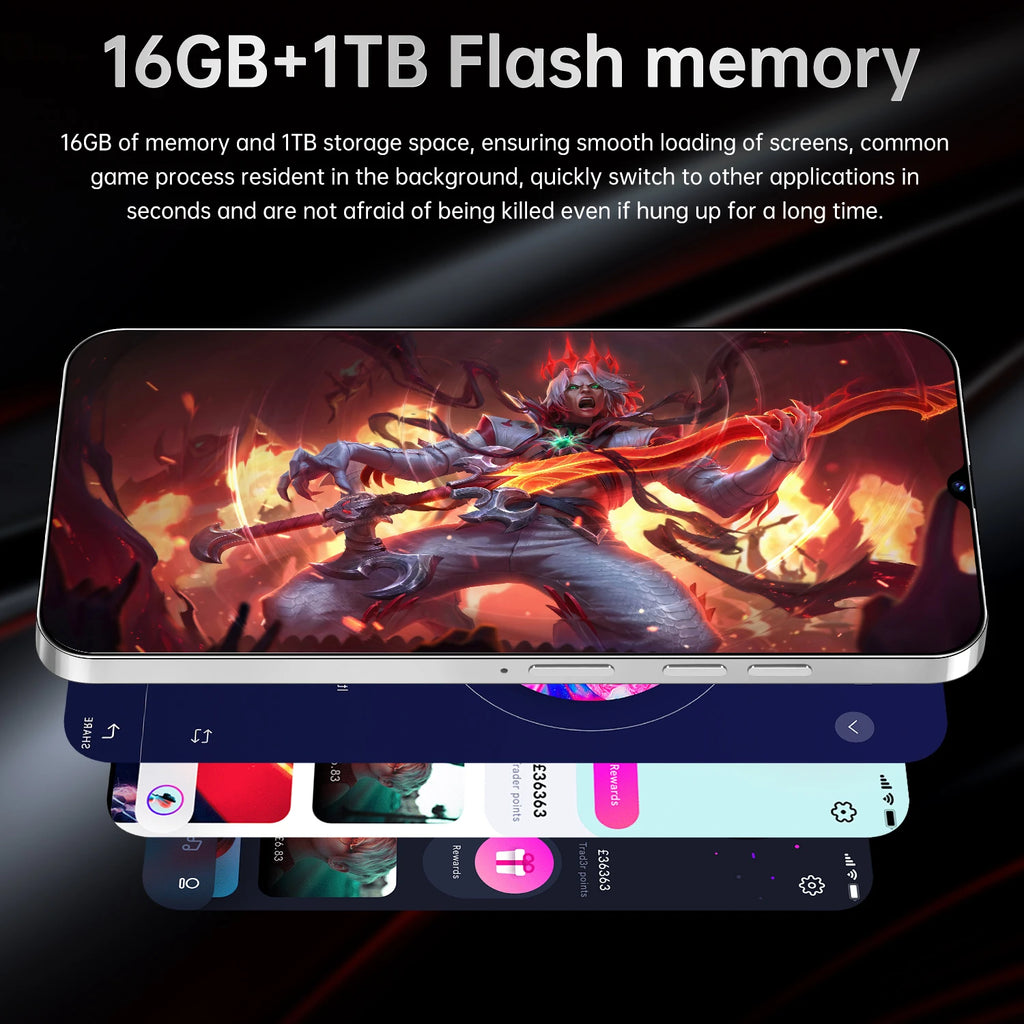 New C30 Pro 5G Smartphone Original 6.8-Inch Android 14 Phone 16GB 1TB Storage 72MP+108MP Camon 30 Pro 6800mAh Battery
