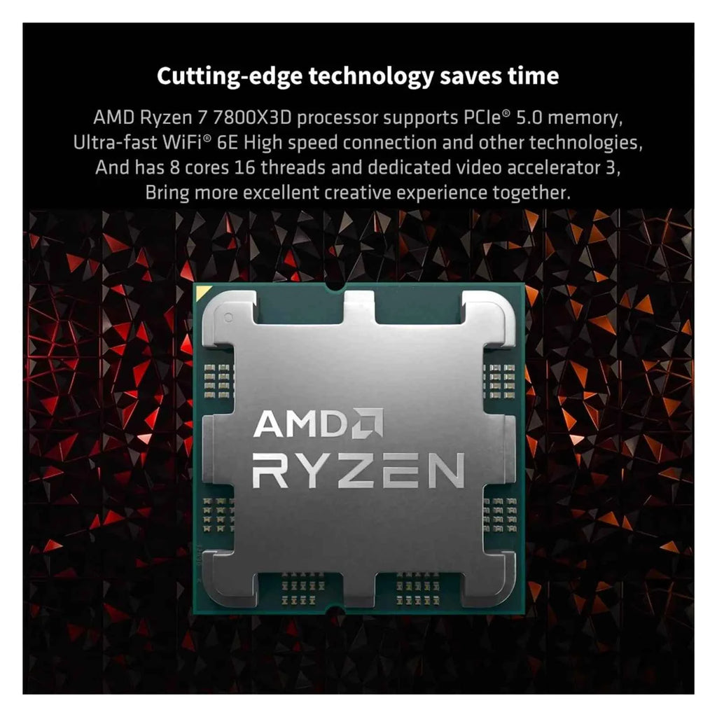 CPU AMD Ryzen 7 7800X3D 8-Core 16-Thread With AMD V-Cache Technology Desktop Processor AM5 DDR5 amd Ryzen Processor for Gaming