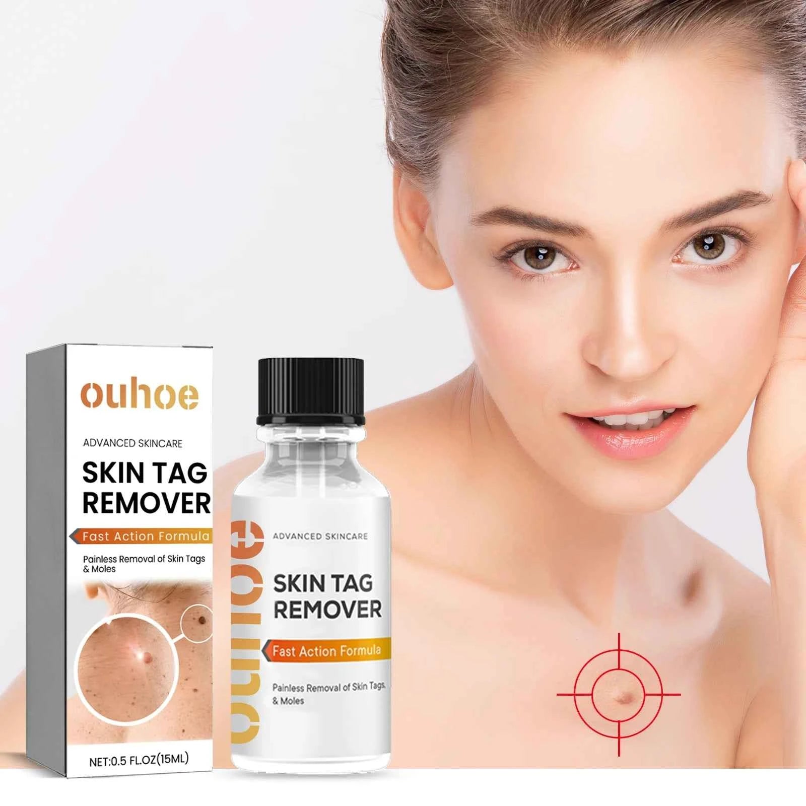 OUHOE Anti-Wart Essence for Scar Care Fade Moles and Corns Smoothing Skin Care Essence