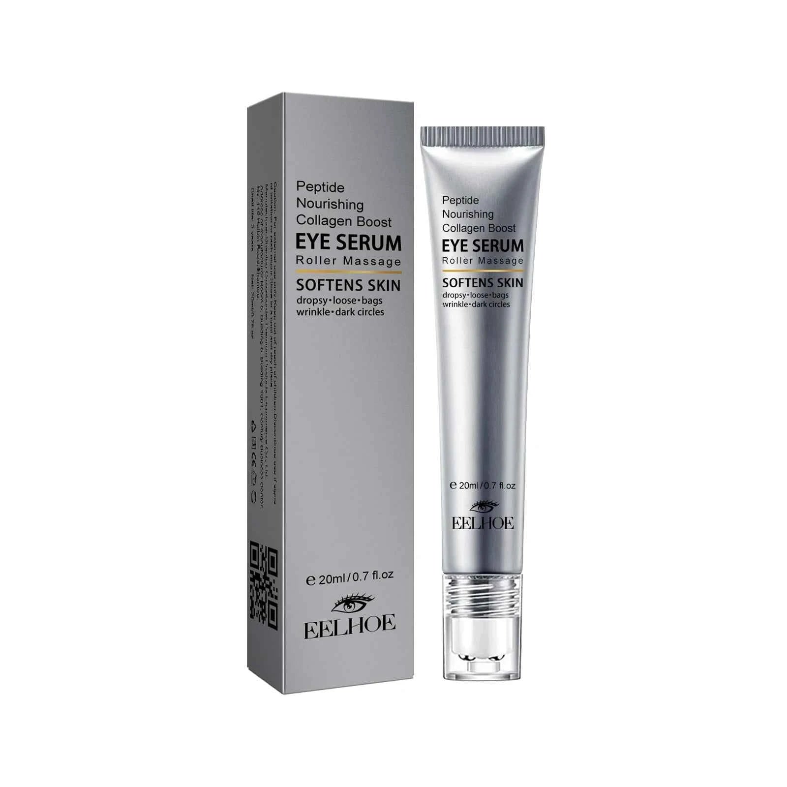 EELHOE Gentle Eye Essence Roll Moisturizing Eye Serum to Reduce Fine Lines and Dark Circles Eye Care Cream