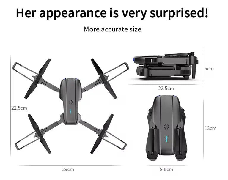 Factory-Warehouse K3 Mini RC Drone with Dual Camera WIFI Quadcopter Versatile Dron Compared to E99 E58 E88-Wholesale Price