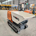 New Arrival Home Use Mini Loader 1200kg Hydraulic Tracked Dump Self-Loading Farm Garden Mini Dumper with Pump Core Component
