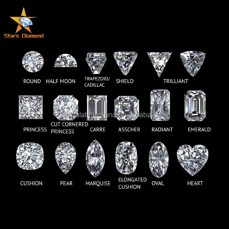 Wholesale Price IGI Certified D Color VVS1 0.5ct-4ct Round Brilliant Cut Loose Lab Grown CVD HPHT Diamonds