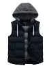 Men's Warm Winter Hooded Vest Padded Puffer Vest