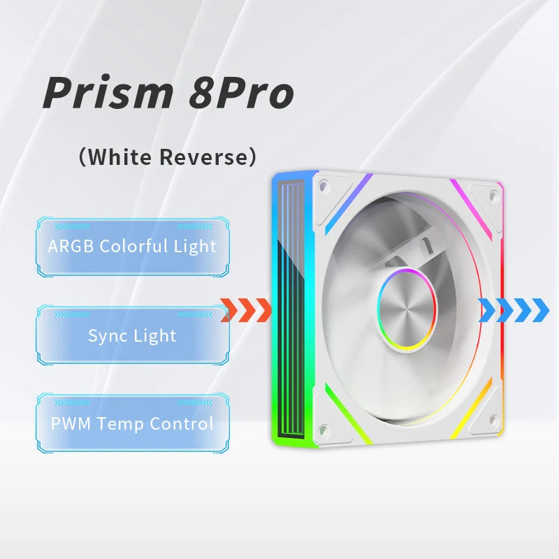 OEM 120mm ARGB PWM Smart Sync PC Cooling Fan High Static Pressure LED Computer Case Fan for Gaming Desktops