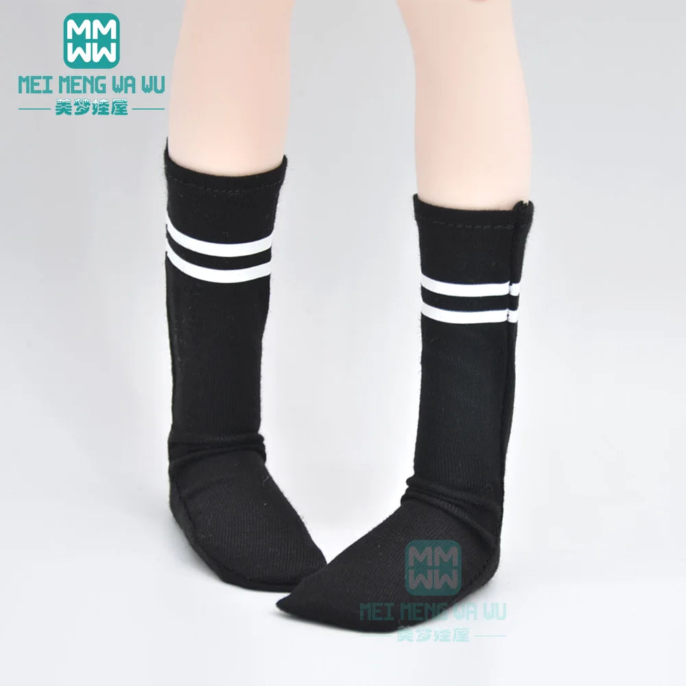 BJD Accessories for 1/3 BJD SD DD Doll Fashion Striped Socks, Reticulated Stockings, Lace Stockings
