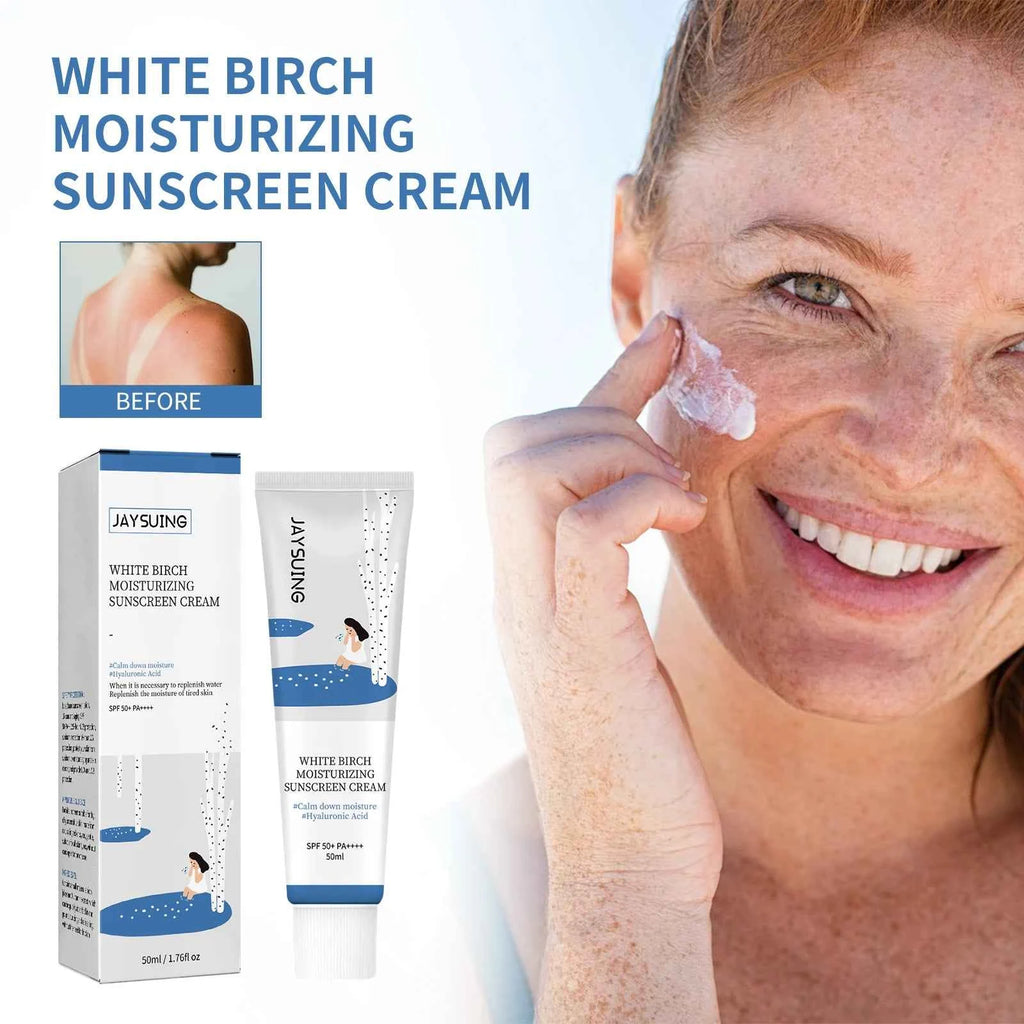 Jaysuing Oil Control Cream Refreshing Anti-Aging UV Protection Sunscreen with Skin Protection for Daily Use