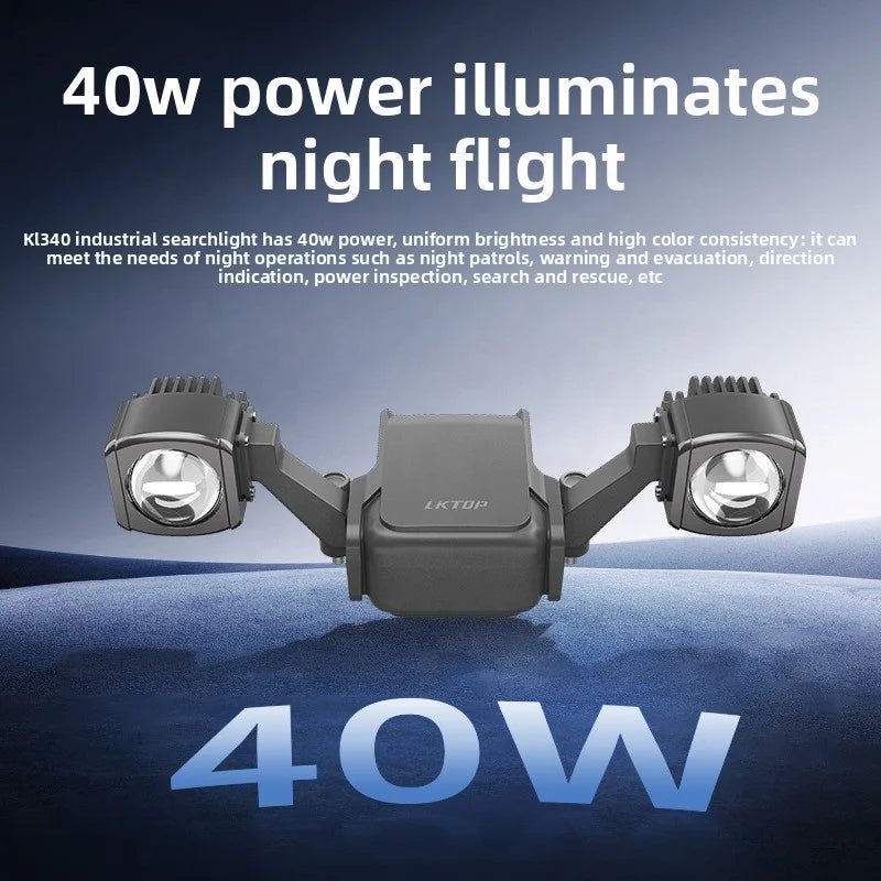 Led for Mavic 4T LKTOP Industry Edition Compatible KL340 Searchlight Drone-Mounted Color Strobe Light