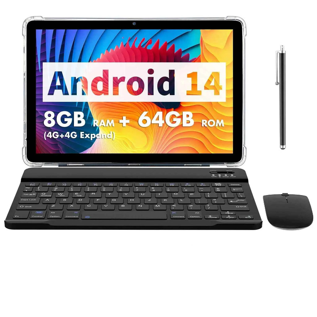 Hot Selling OEM 10 Inch Android Tablet PC Keyboard Touch Screen 5G Network 64GB RAM USB Interface  Original Tablet Education