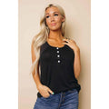 TD Women's Think It Button Tank Breathable Knitted Crop Top Custom Logo Strapless Trendy Sportswear XS Size Feather Decoration