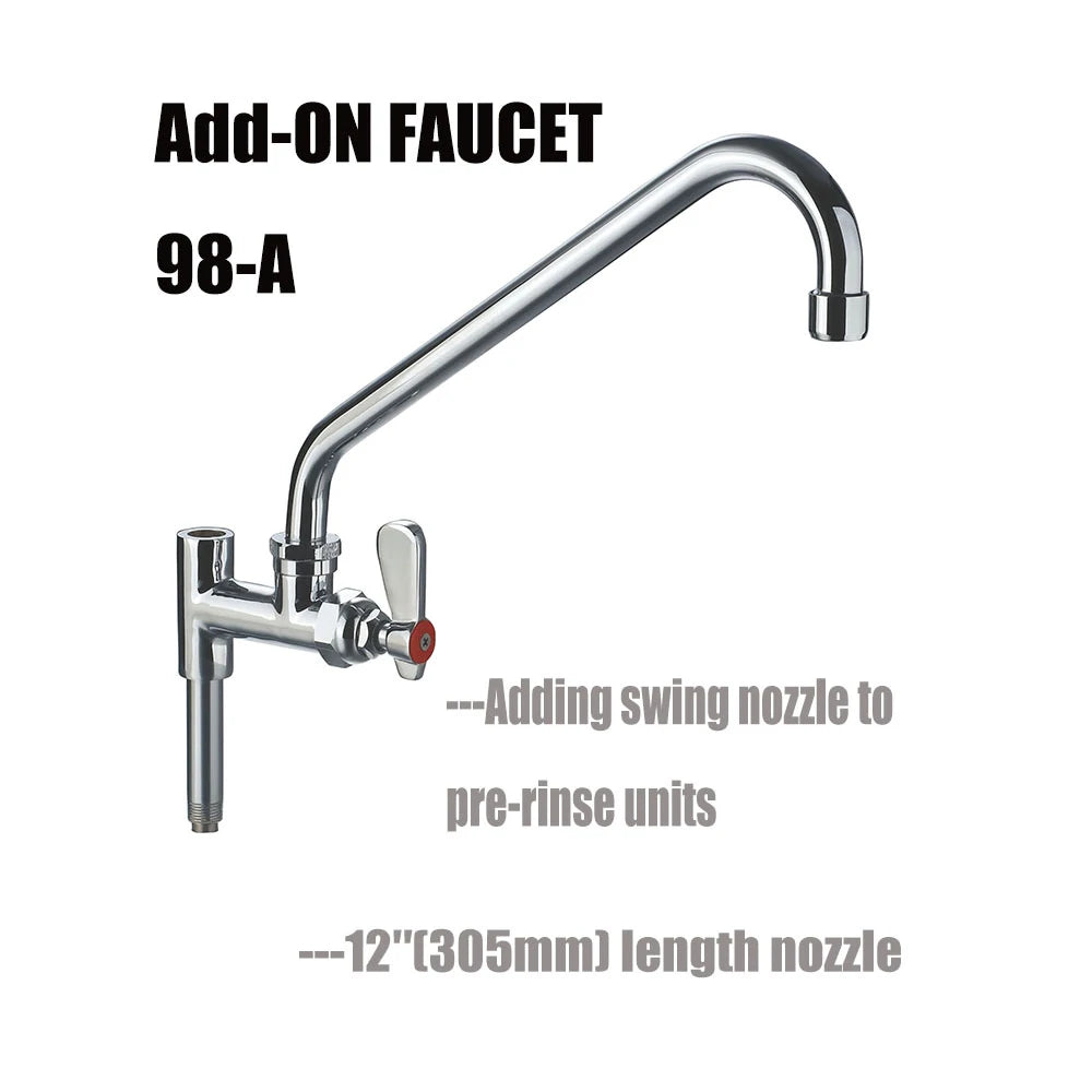 Type 98007-2 Commercial Hotel Kitchen Pre Rinse Unit Faucet for Sale Professional Kitchen Used Faucet Kitchen Sink Tap