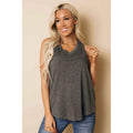 TD Vincent Women's Casual Racerback Tank Top Breathable Ribbed Knit Custom Logo Short Length T-Shirt