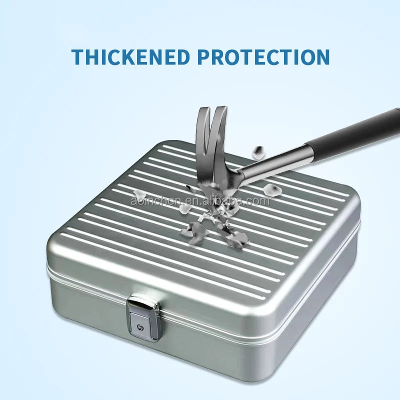 Waterproof Shockproof Anti-Theft Aluminum Alloy Watch Storage Suitcase Display Cabinet for Watches