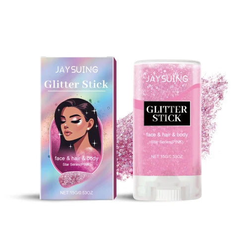 Jaysuing Glitter Stick Dance Party Perform Makeup Face Body Collarbone Highlights Shine