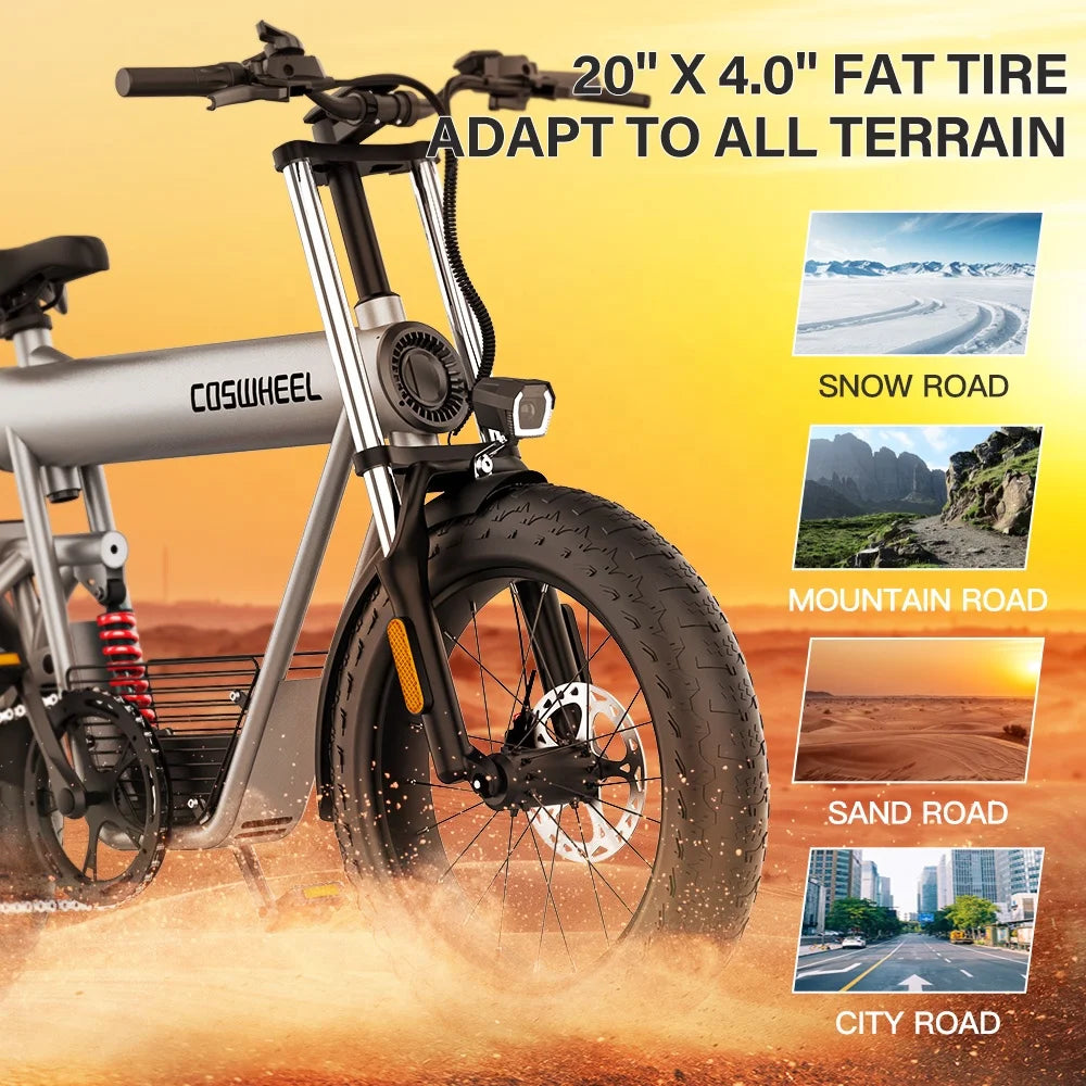 Free Shipping EU USA Warehouse CE 500w 1000w 2 Oil Disc Brake Electric Bicycle Electric City Bike
