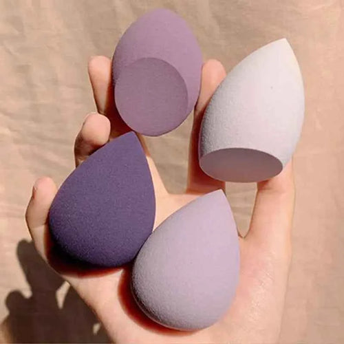 4pcs/bag Fashion Make up Blender Cosmetic Puff Makeup Sponge Foundation Powder Sponge Beauty Tool Makeup Tool Accessories