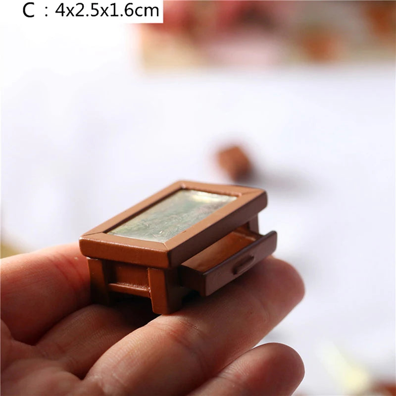 Dollhouse Miniature Furniture  Teatable Coffee Table Doll House Decor Dolls Simulation Home Toy Kid Gift