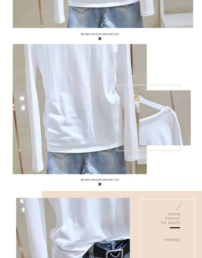 T Shirt Women 2026 New V-neck Loose Top Slub Cotton Letters Wild Short-sleeved Bottoming Shirts Female T Shirt Ins Tide Sexy Top