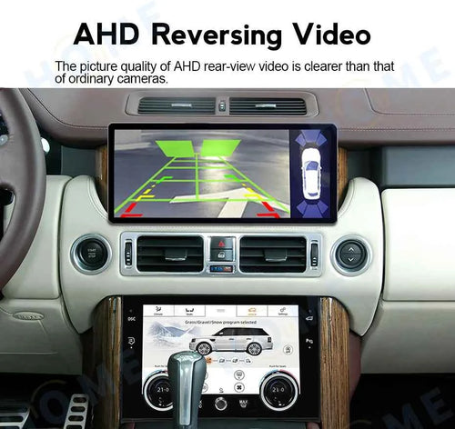 12.3 Inch Android Car Radio Multimedia Video Player for Land Range Rover V8 L322 2002-2012 Carplay with 10.4inch Climate Control