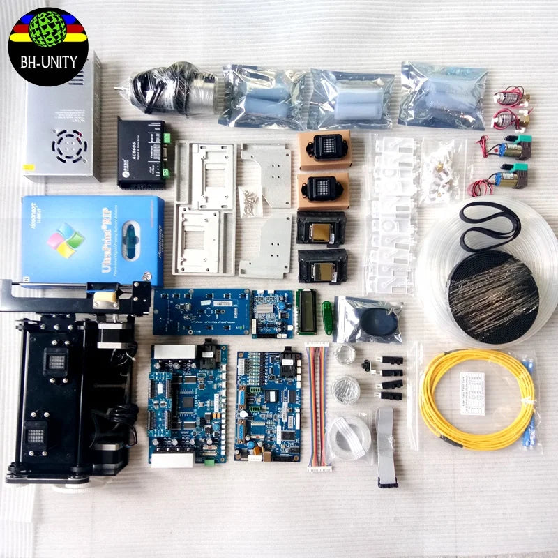Whole Set Hoson Xp600 up Grade Conversion Kit Dx5 Dx7 Convert to Xp 600 Doble Printhead Cabezal for Eco Solvent Printer Upgrade