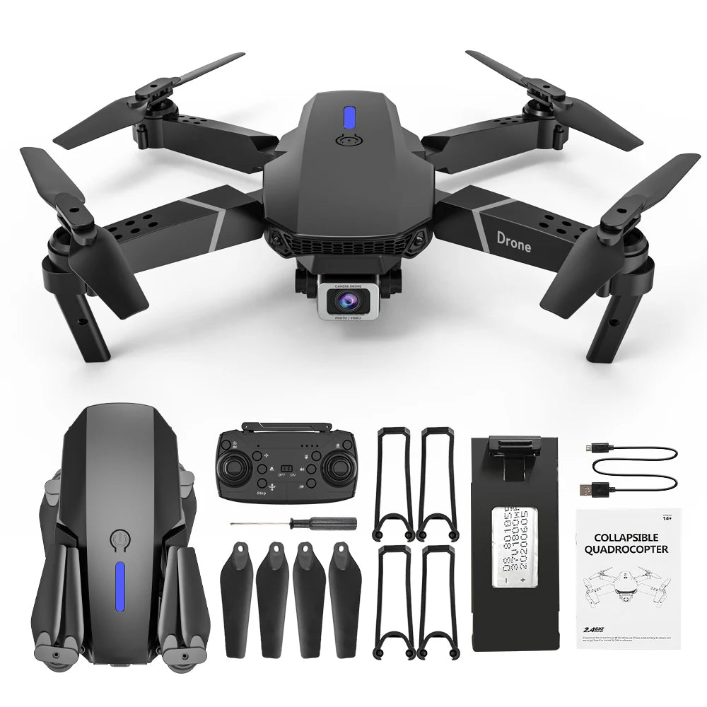 Hot Sale Hand Controlled E88 Cheap Drones 4k HD with Good Price Drones 4k Professional E88pro Drones