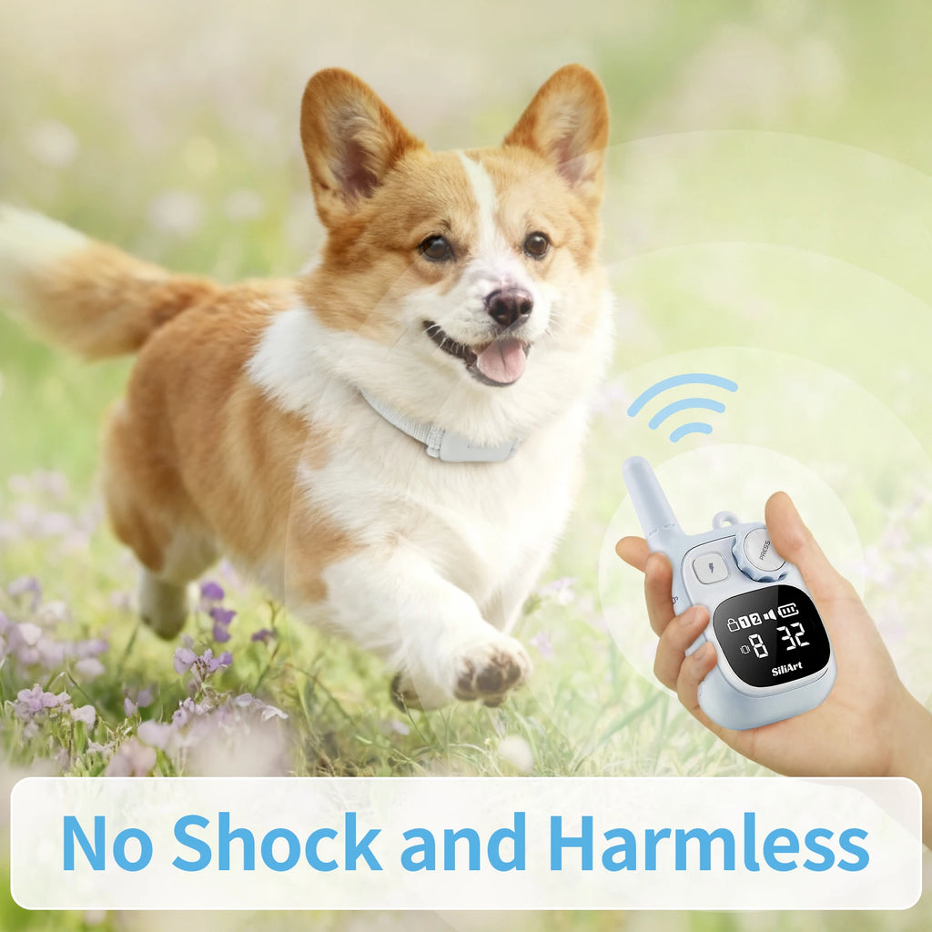 Fashionable IPX7 Waterproof Dog Training Collar Receiver Compact Rechargeable Pet Remote Control Device with 3 Mode
