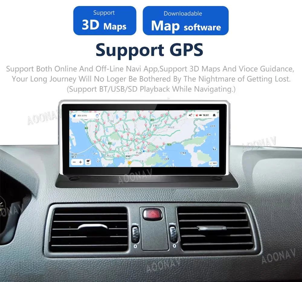 8.8" Car Radio for Volvo S40 C30 C70 2004-2013 Android 13 Touch Screen Stereo Multimedia Video Player GPS Navigation Head Unit