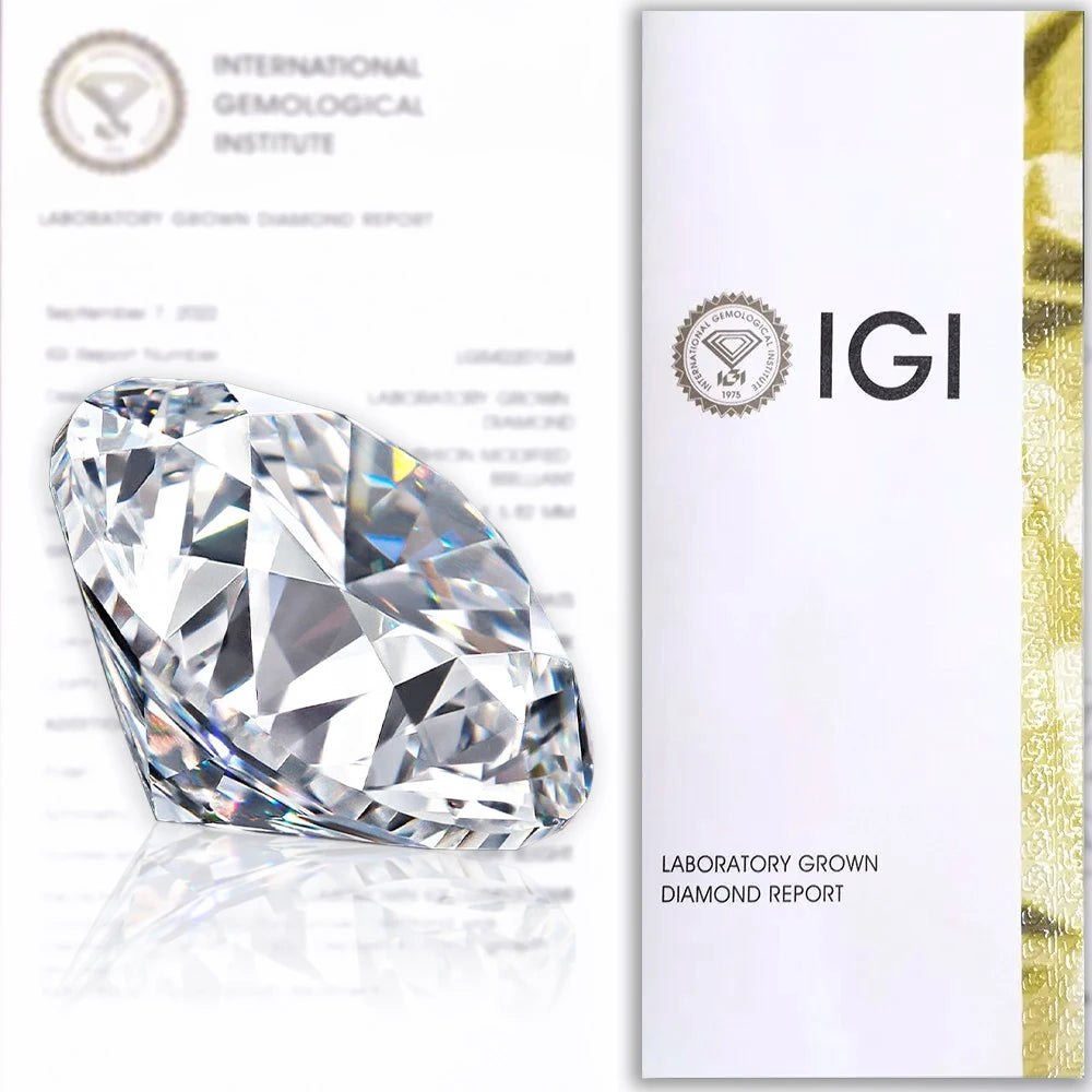 IGI Wholesale Popular Lab Grown Diamond Excellent Cut Premium Round 2-2.99 CT G VS2 Cultivation Diamond With Factory Outlet