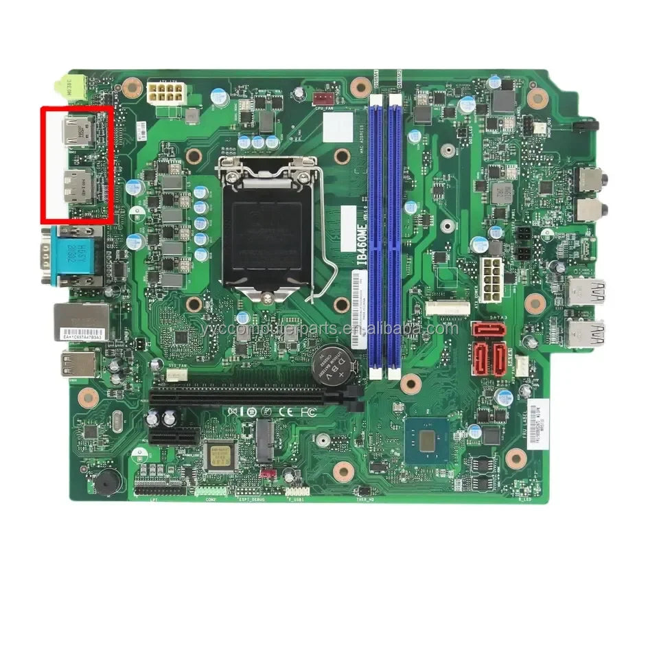 For Lenovo V50t-13IMB Desktop Motherboard IB460ME 5B20U53973 B460 LGA 1200 DDR4 Full Tested