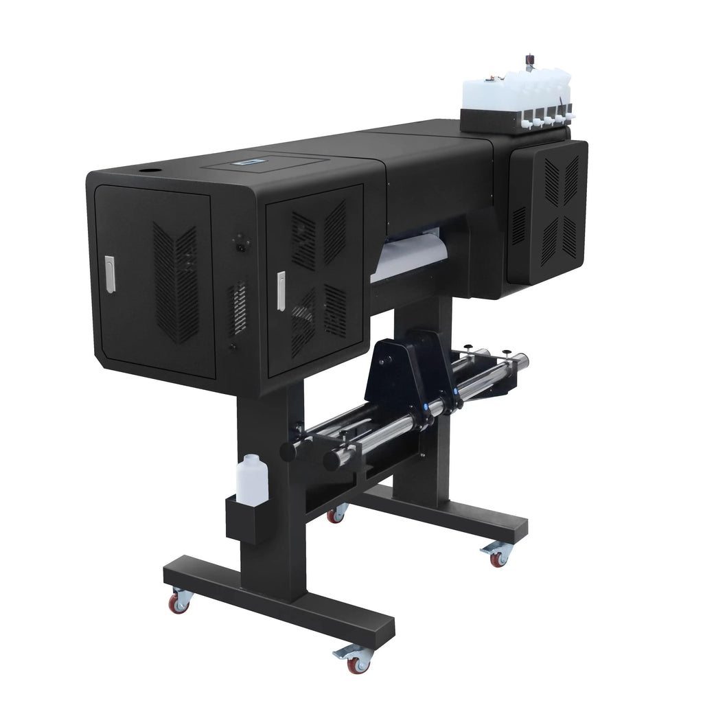 60CM Automatic DTF T-shirt Printing Machine XP600 I1600 I3200 Dual Head Inkjet Printer 24 Inch PET Transfer 220V A1 Print