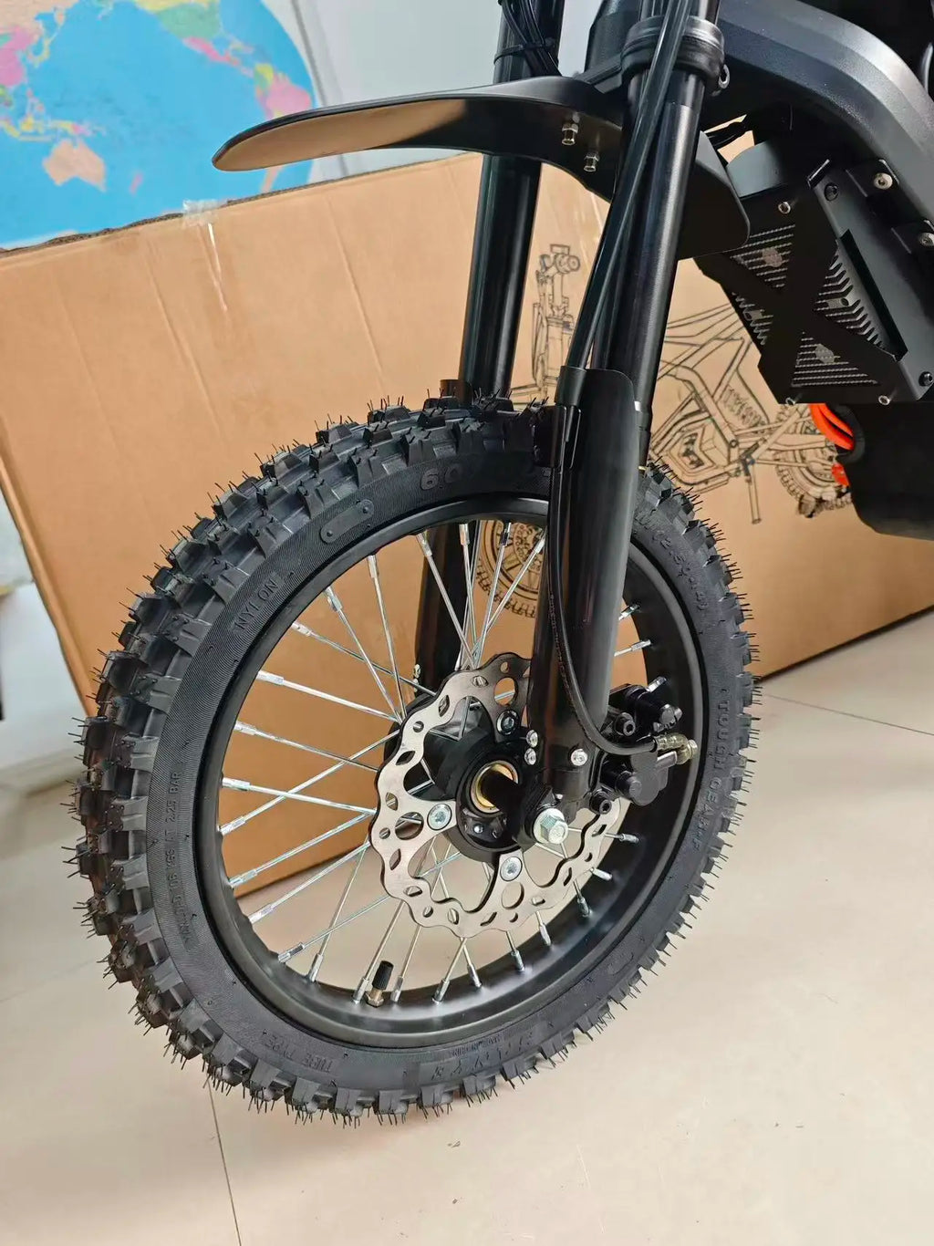 48V Off-Road Electric Motorcycles with Power Suspension Shock Steel Frame Lithium Battery Brushless Motor US Warehouse Stock