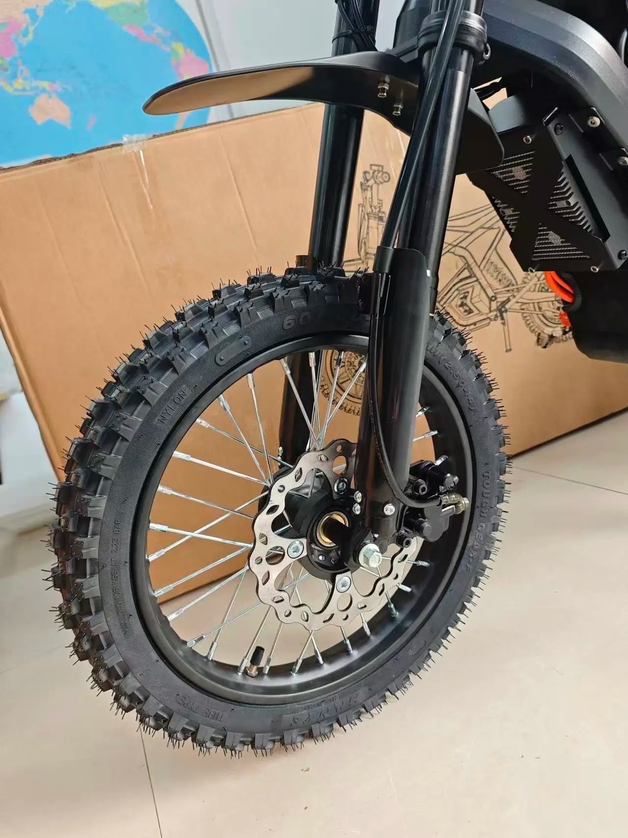 48V Off-Road Electric Motorcycles with Power Suspension Shock Steel Frame Lithium Battery Brushless Motor US Warehouse Stock