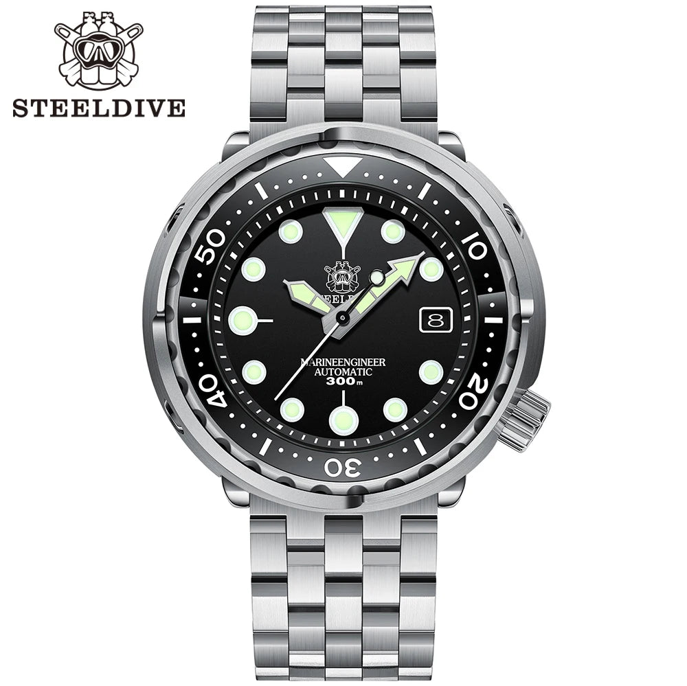 Blue Dial SD1975 Stainless Steel 30ATM Waterproof High Quality Japan NH35 Mechanical Ceramic Bezel Dver Watches for Men