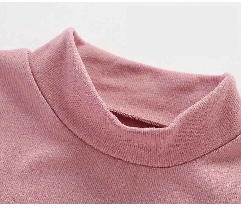 Autumn Winter Thermal Underwear Suit Girls Clothing Sets Boys Pajama Sets Baby No Trace Warm Sleepwear Candy Colors Kids Clothes