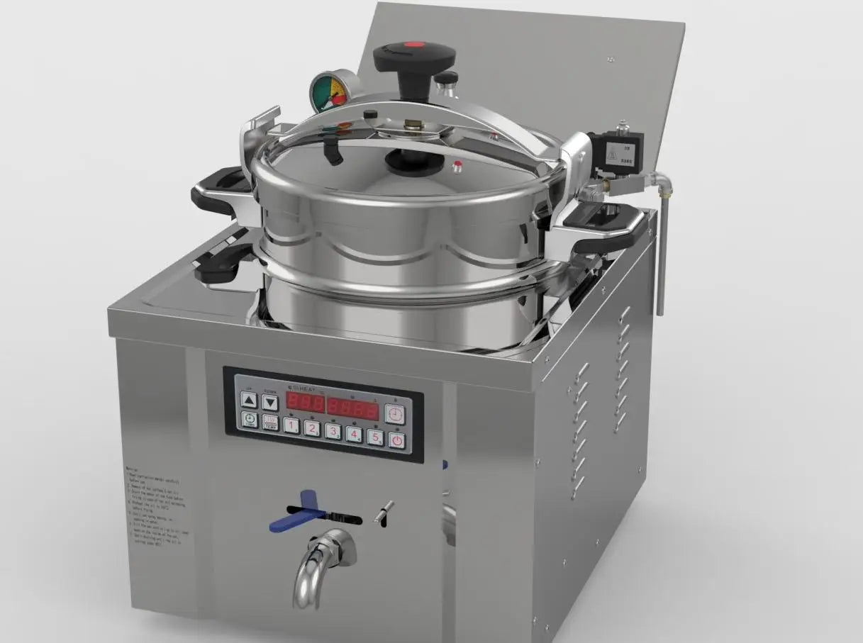MDXZ-22 Chicken Table Top Oil 12.5l Pressure Open Fryer Fried Chicken Fryer
