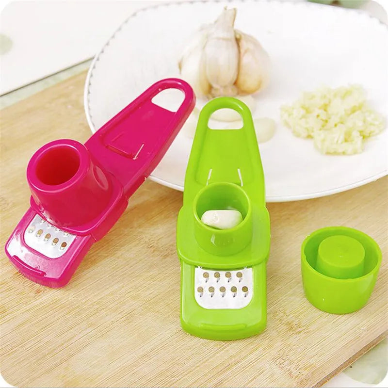 Candy Color Kitchen Accessories Plastic Ginger Garlic Grinding Tool Silicone Peeler Slicer Cutter Grater Grinder