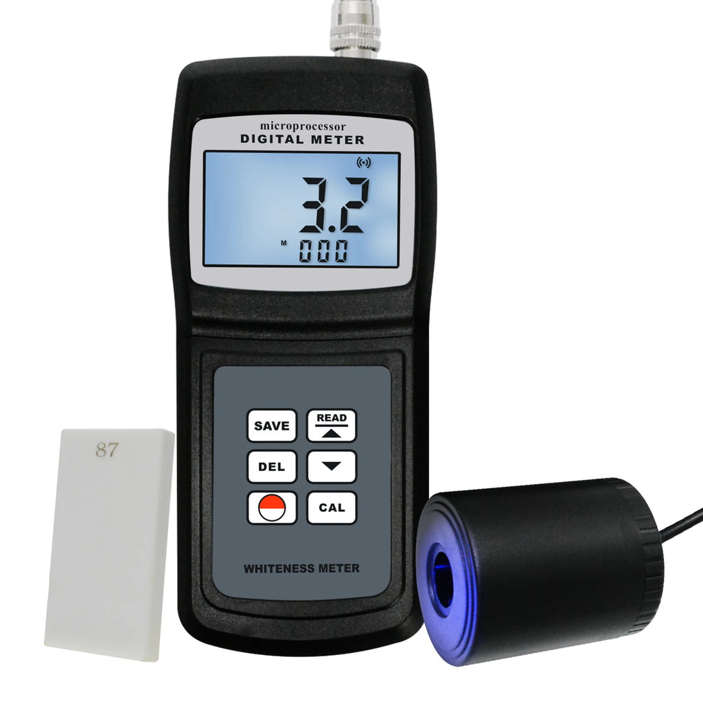 Portable Digital Whiteness Meter with 254 Data Memory Customized OEM Support WM-106 Standard Range