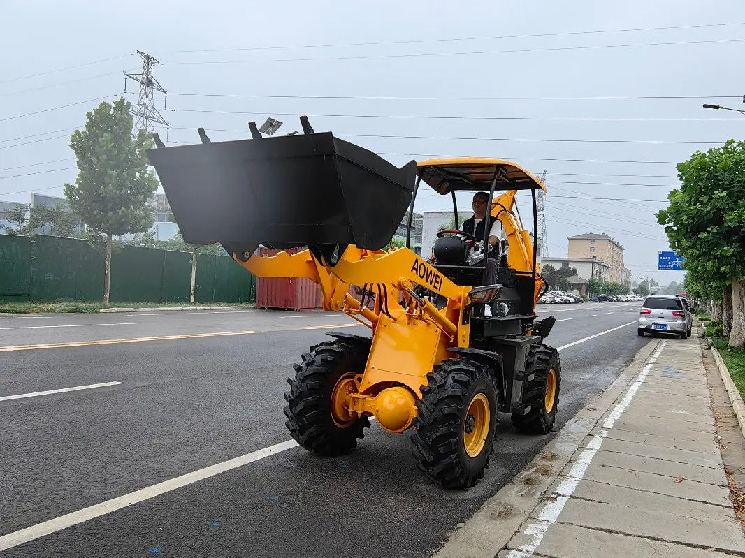 Hot Sale EPA Approved 3ton 4 Ton 5ton Backhoe Loader  Construction Agricultural Wheel Loader Bulldozer Cheap Front Loader