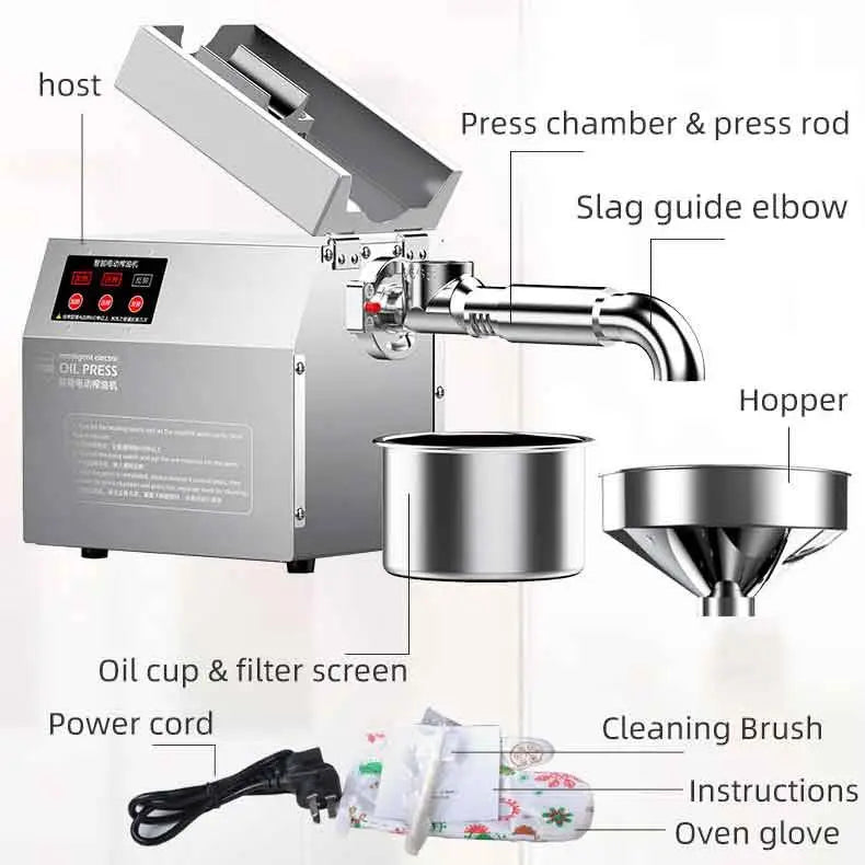 Hydraulic Cold Press mango Seed Oil Press Walnut Oil Press Machine
