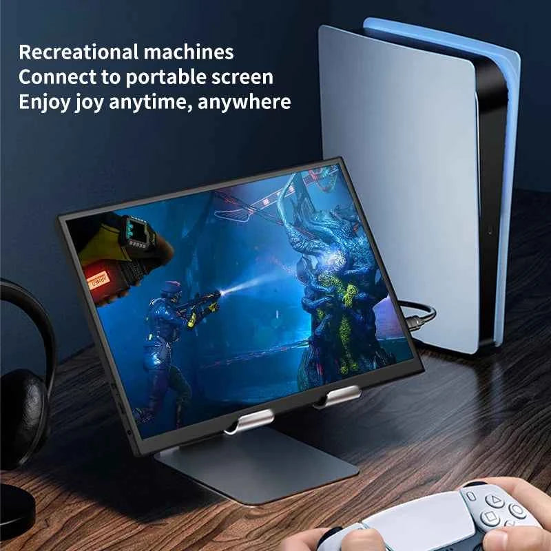 Portable Monitor 10.5 Inch FHD 1080P IPS HDR HD-MI Type C Portable Screen HD Gaming Monitor