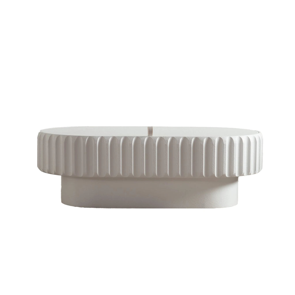 Fluted Storage Table with Lift-Off Lid, Sleek Texture, Perfect for Modern Living