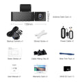 AZDOME M550 PRO HD 3 Lens Adas Wifi GPS Front Rear 4K Dash Cam IPS Screen Car Dash Black Box DVR Video Camera for Audi