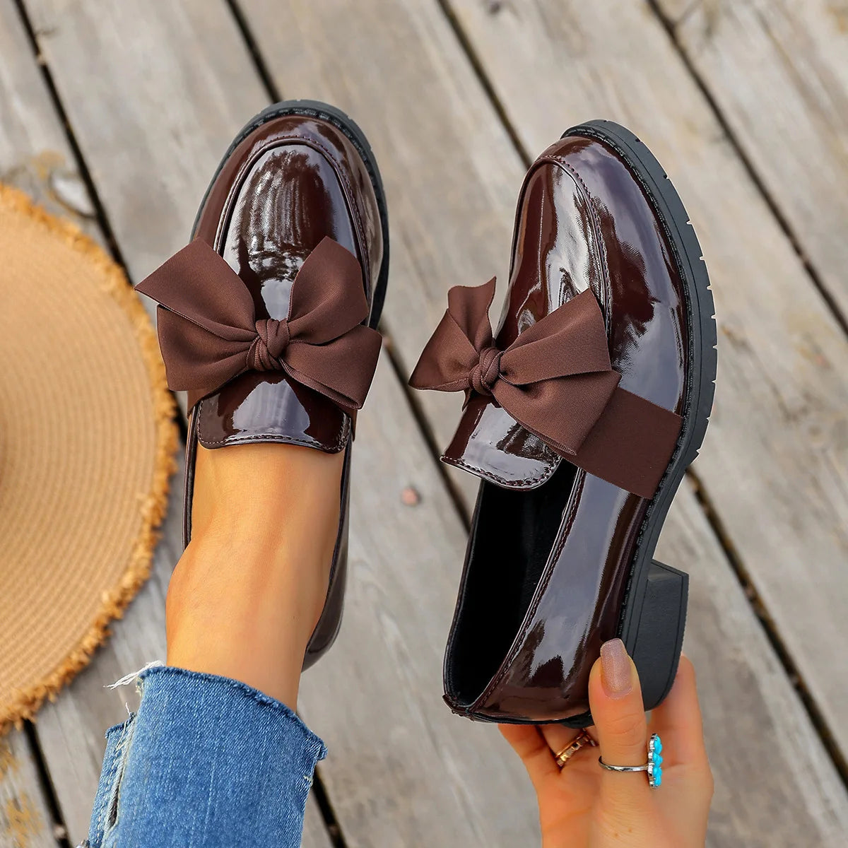 2027 NEW KJ Korean Spring/Summer New Pointed-toe Flat, Shallow Breathable Women's Single Shoes