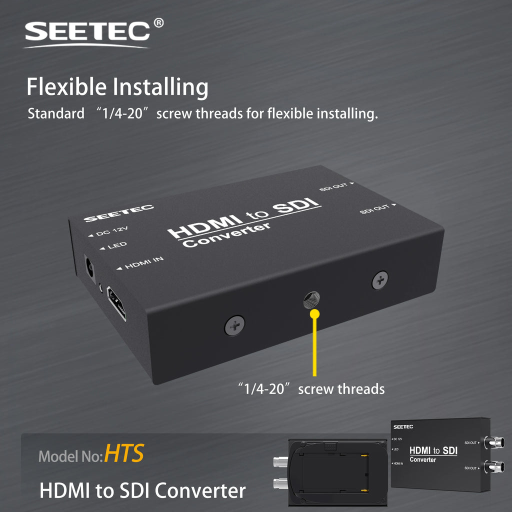FEELWORLD Professional HDMI to SDI Converter B2B Factory Direct Supply HDMI to SDI Pro Converter for Broadcasting