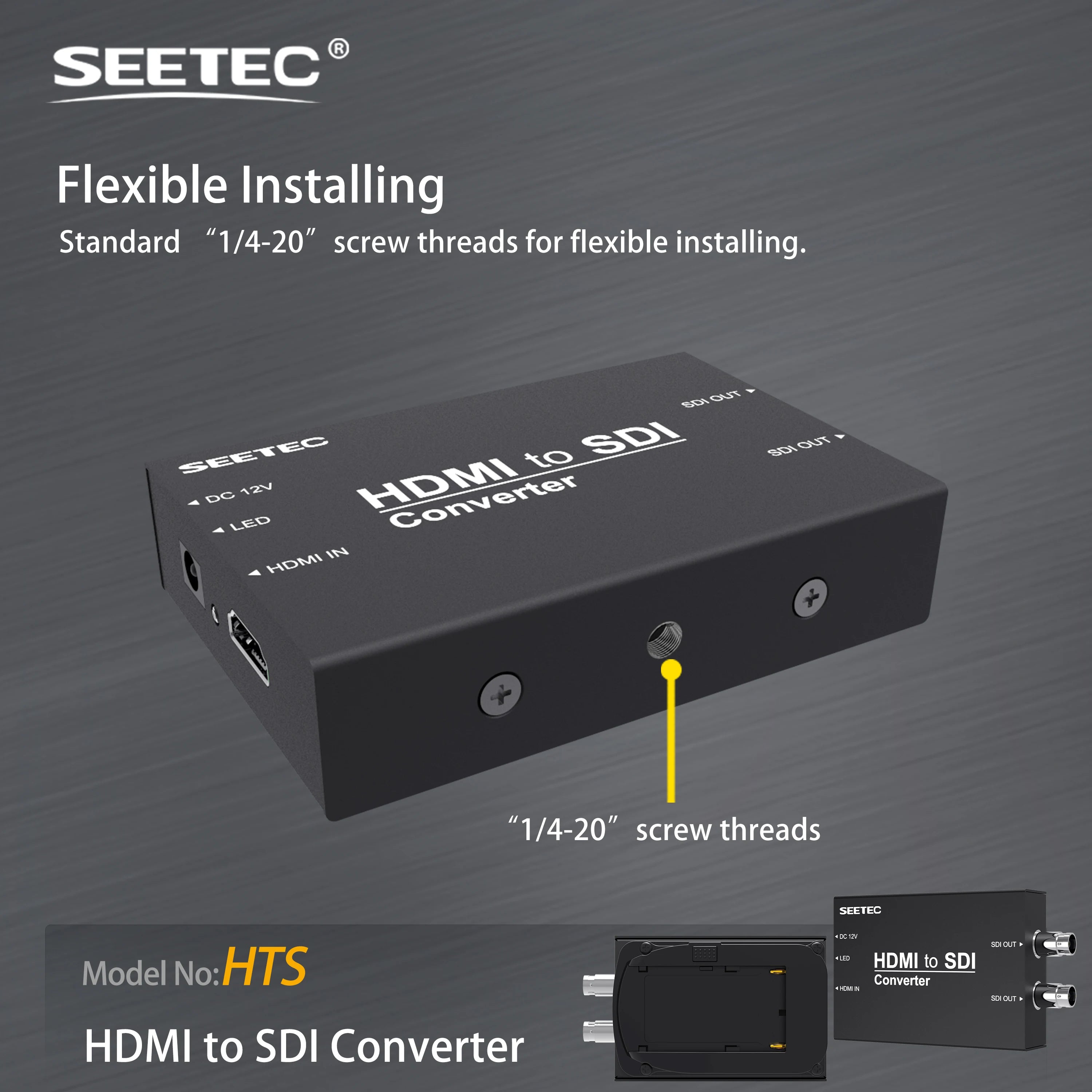 FEELWORLD Professional HDMI to SDI Converter B2B Factory Direct Supply HDMI to SDI Pro Converter for Broadcasting