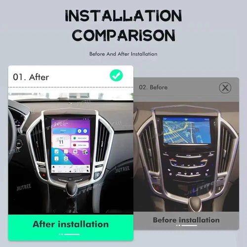 12.1 Inch Android 13 For Cadillac ATS CTS SRX 2013-2018 Car Radio GPS navigation Vertical Screen Video Android Multimedia Player
